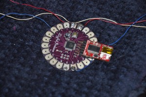 Programmed LilyPad Board.