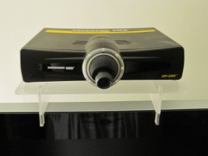 top of videophone with stand